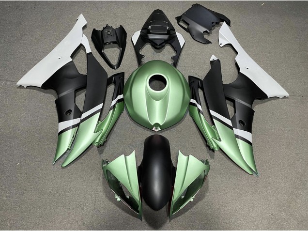Matt Schwarz & Grün 2008-2016 Yamaha R6 Motorrad Verkleidungen Matt Schwarz & Grün 2008-2016 Yamaha R6 Motorrad Verkleidungen