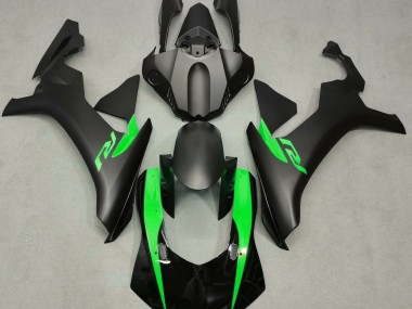 Matt Schwarz & Grün 2015-2019 Yamaha R1 Motorrad Verkleidungen