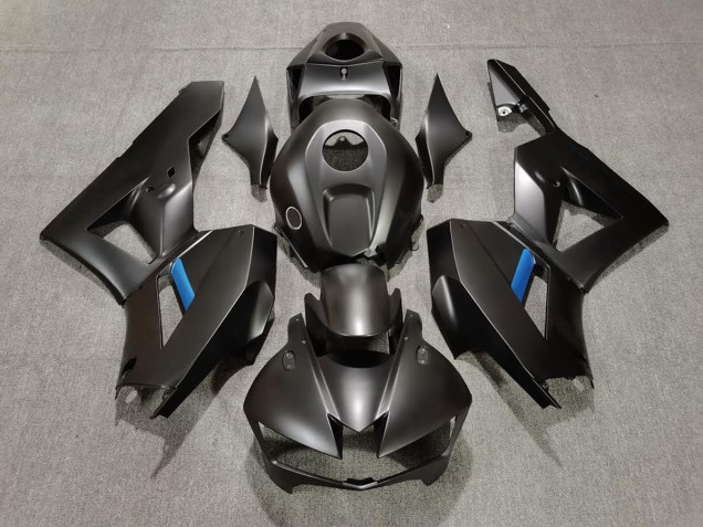 Matt Schwarz & Hellblau 2013-2023 Honda CBR600RR Motorrad Verkleidungen Matt Schwarz & Hellblau 2013-2023 Honda CBR600RR Motorrad Verkleidungen