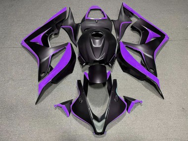 Matt Schwarz & Lila 2007-2008 Honda CBR600RR Motorrad Verkleidungen