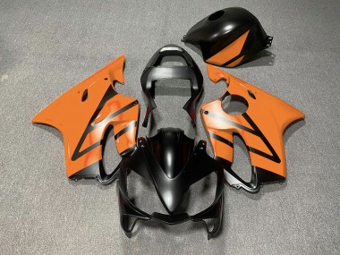 Matt Schwarz & Orange 2001-2003 Honda CBR600 F4i Motorrad Verkleidungen