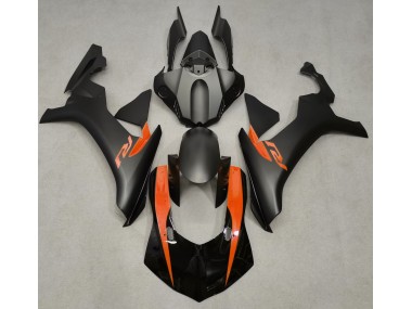 Matt Schwarz & Orange 2015-2019 Yamaha R1 Motorrad Verkleidungen