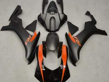 Matt Schwarz & Orange 2015-2019 Yamaha R1 Motorrad Verkleidungen