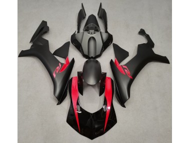 Matt Schwarz & Perlrot 2015-2019 Yamaha R1 Motorrad Verkleidungen