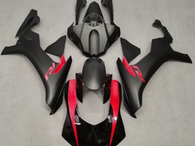 Matt Schwarz & Perlrot 2015-2019 Yamaha R1 Motorrad Verkleidungen