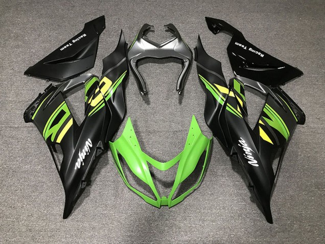 Matt Schwarz & Rennen 2013-2018 Kawasaki ZX6R Motorrad Verkleidungen Matt Schwarz & Rennen 2013-2018 Kawasaki ZX6R Motorrad Verkleidungen