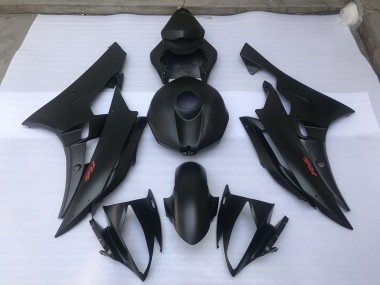 Matt Schwarz Schlicht 2006-2007 Yamaha R6 Motorrad Verkleidungen