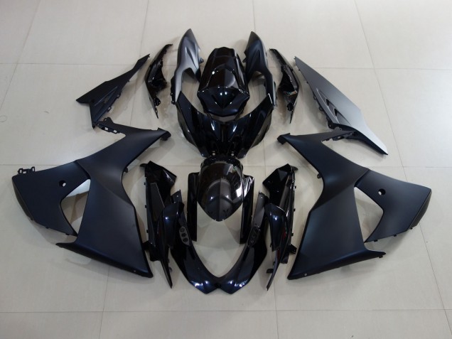 Matt Schwarz & Schwarz Glänzend 2009-2016 Suzuki GSXR 1000 Motorrad Verkleidungen Matt Schwarz & Schwarz Glänzend 2009-2016 Suzuki GSXR 1000 Motorrad Verkleidungen