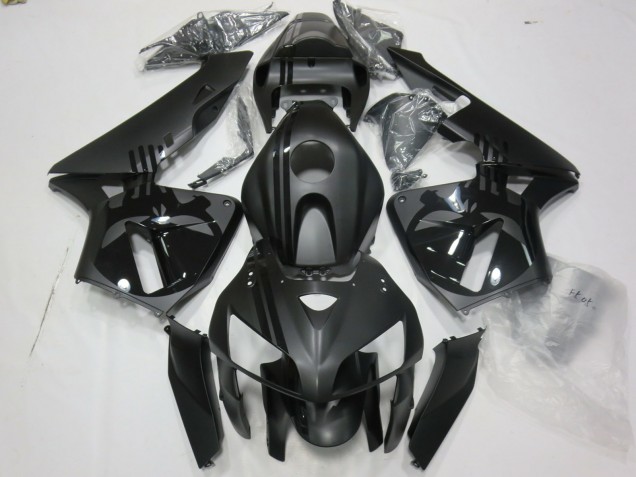 Matt Schwarzer Punisher 2005-2006 Honda CBR600RR Motorrad Verkleidungen Matt Schwarzer Punisher 2005-2006 Honda CBR600RR Motorrad Verkleidungen