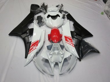 Matt Seiten 2006-2007 Yamaha R6 Motorrad Verkleidungen