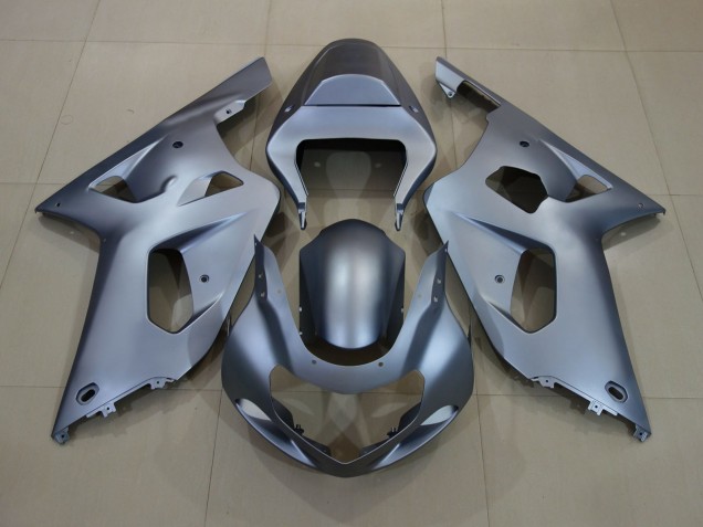 Matt Silber 2001-2003 Suzuki GSXR 600-750 Motorrad Verkleidungen Matt Silber 2001-2003 Suzuki GSXR 600-750 Motorrad Verkleidungen