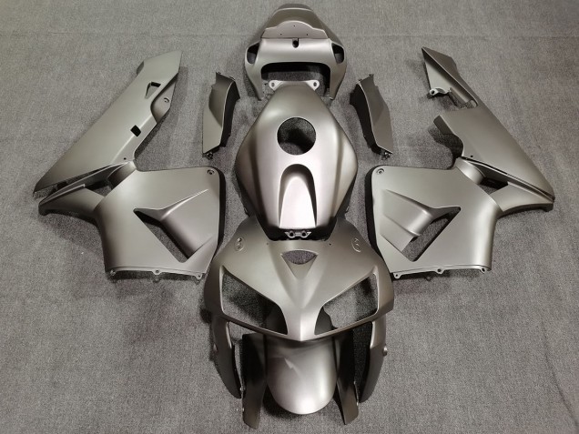 Matt Silber 2005-2006 Honda CBR600RR Motorrad Verkleidungen Matt Silber 2005-2006 Honda CBR600RR Motorrad Verkleidungen