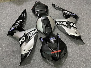Matt Silber Repsol 2006-2007 Honda CBR1000RR Motorrad Verkleidungen