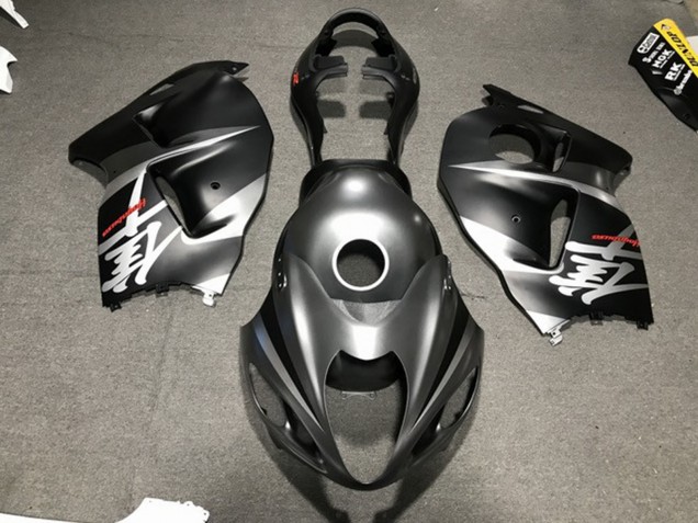 Matt Silber / Schwarz 1997-2007 Suzuki GSXR 1300 Motorrad Verkleidungen Matt Silber / Schwarz 1997-2007 Suzuki GSXR 1300 Motorrad Verkleidungen