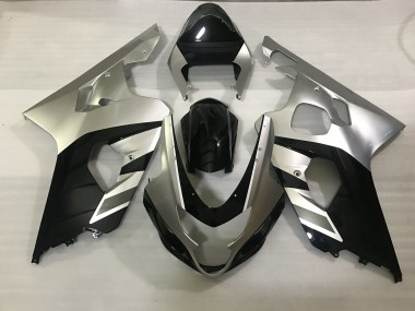 Matt Silber & Schwarz 2004-2005 Suzuki GSXR 600-750 Motorrad Verkleidungen