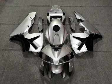 Matt Silber & Schwarz 2005-2006 Honda CBR600RR Motorrad Verkleidungen