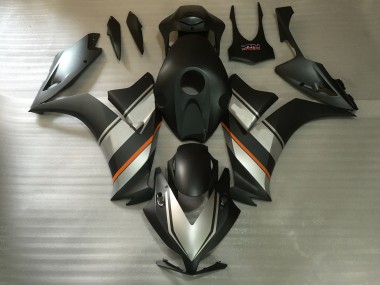 Matt Silber & Schwarz 2012-2016 Honda CBR1000RR Motorrad Verkleidungen