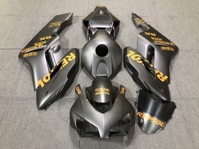 Mattgrau-Orange Repsol 2004-2005 Honda CBR1000RR Motorrad Verkleidungen Mattgrau-Orange Repsol 2004-2005 Honda CBR1000RR Motorrad Verkleidungen