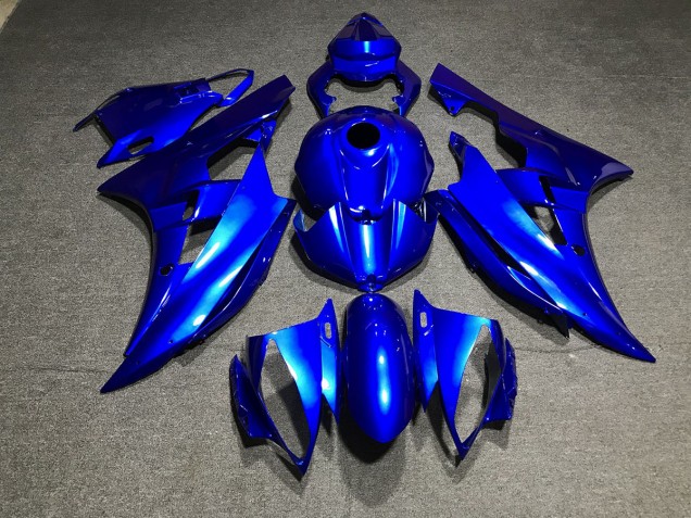 Metallic Blau Schlicht 2006-2007 Yamaha R6 Motorrad Verkleidungen Metallic Blau Schlicht 2006-2007 Yamaha R6 Motorrad Verkleidungen