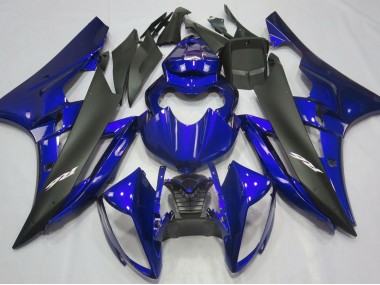 Metallic Blau & Schwarz 2006-2007 Yamaha R6 Motorrad Verkleidungen