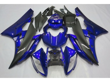 Metallic Blau & Schwarz 2006-2007 Yamaha R6 Motorrad Verkleidungen