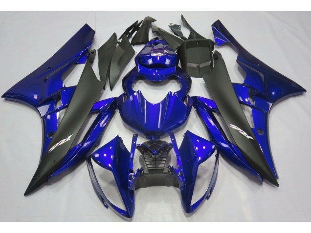 Metallic Blau & Schwarz 2006-2007 Yamaha R6 Motorrad Verkleidungen Metallic Blau & Schwarz 2006-2007 Yamaha R6 Motorrad Verkleidungen