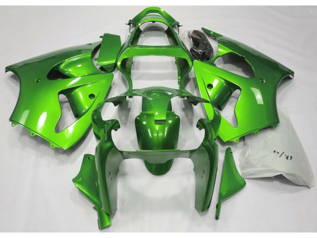 Metallic Grün 2000-2002 Kawasaki ZX6R Motorrad Verkleidungen Metallic Grün 2000-2002 Kawasaki ZX6R Motorrad Verkleidungen