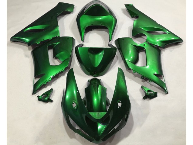 Metallic Grün 2005-2006 Kawasaki ZX6R Motorrad Verkleidungen Metallic Grün 2005-2006 Kawasaki ZX6R Motorrad Verkleidungen