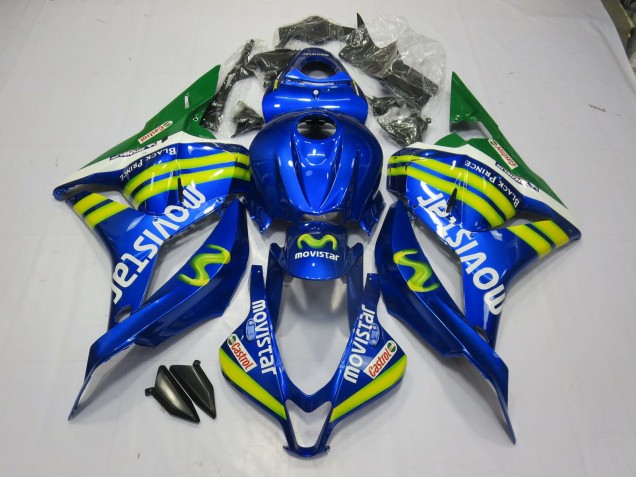 Movistar 2009-2012 Honda CBR600RR Motorrad Verkleidungen Movistar 2009-2012 Honda CBR600RR Motorrad Verkleidungen