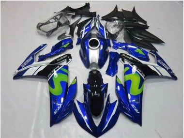Movistar 2015-2018 Yamaha R3 Motorrad Verkleidungen