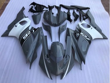 Nardo Grau & Weiß 2017-2021 Yamaha R6 Motorrad Verkleidungen
