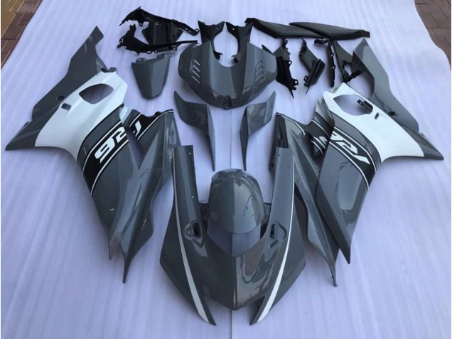 Nardo Grau & Weiß 2017-2021 Yamaha R6 Motorrad Verkleidungen Nardo Grau & Weiß 2017-2021 Yamaha R6 Motorrad Verkleidungen