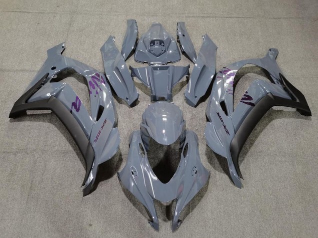 Nardo Grau & Lila 2016-2019 Kawasaki ZX10R Motorrad Verkleidungen Nardo Grau & Lila 2016-2019 Kawasaki ZX10R Motorrad Verkleidungen