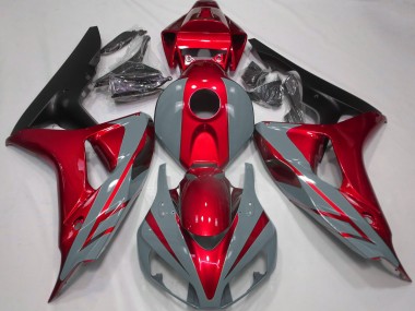 Nardo Grau & Rot 2006-2007 Honda CBR1000RR Motorrad Verkleidungen