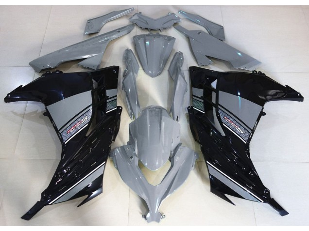 Nardo Grau & Schwarz 2013-2018 Kawasaki Ninja 300 Motorrad Verkleidungen Nardo Grau & Schwarz 2013-2018 Kawasaki Ninja 300 Motorrad Verkleidungen