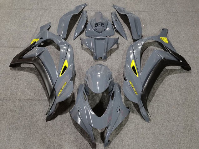 Nardo Grau & Schwarz 2016-2019 Kawasaki ZX10R Motorrad Verkleidungen Nardo Grau & Schwarz 2016-2019 Kawasaki ZX10R Motorrad Verkleidungen