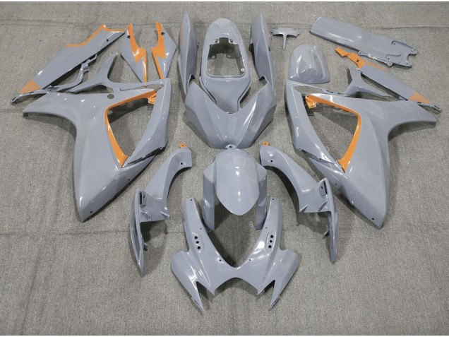 Nardo & Orangefarbener Rand 2006-2007 Suzuki GSXR 600-750 Motorrad Verkleidungen Nardo & Orangefarbener Rand 2006-2007 Suzuki GSXR 600-750 Motorrad Verkleidungen