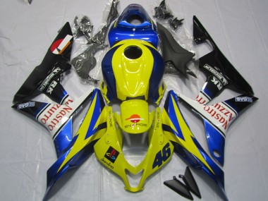 Nastro Azzurro 2007-2008 Honda CBR600RR Motorrad Verkleidungen