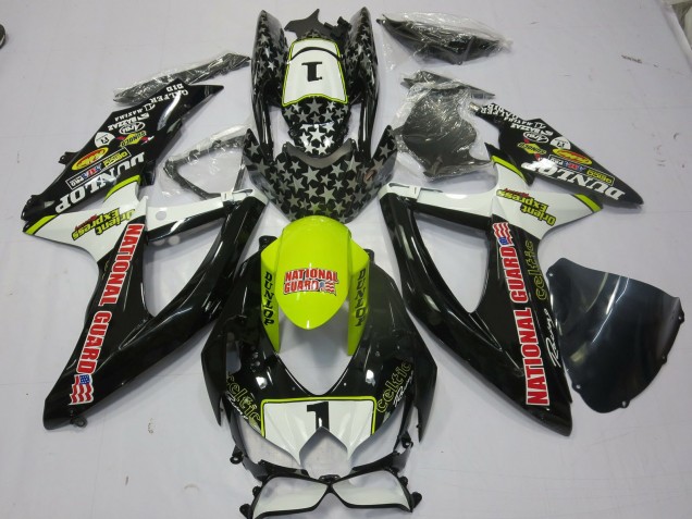 National Guard 2008-2010 Suzuki GSXR 600-750 Motorrad Verkleidungen National Guard 2008-2010 Suzuki GSXR 600-750 Motorrad Verkleidungen