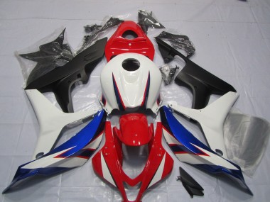 OEM Weiß Rot Blau Stil Design 2007-2008 Honda CBR600RR Motorrad Verkleidungen