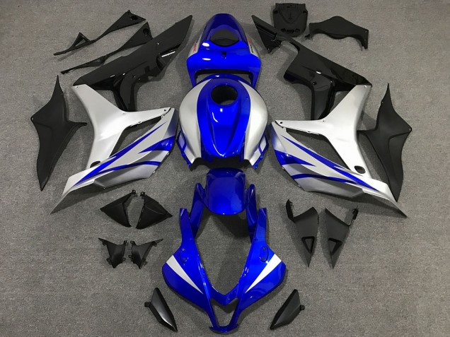 OEM Stil Blau & Silber 2007-2008 Honda CBR600RR Motorrad Verkleidungen OEM Stil Blau & Silber 2007-2008 Honda CBR600RR Motorrad Verkleidungen