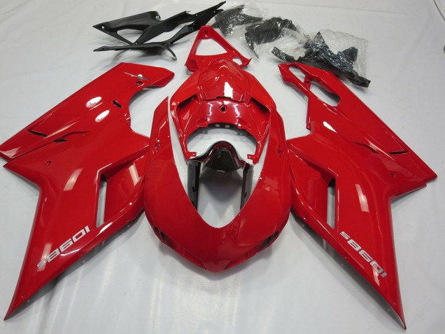 OEM Stil Glanz Rot 2007-2014 Ducati 848 1098 1198 Motorrad Verkleidungen OEM Stil Glanz Rot 2007-2014 Ducati 848 1098 1198 Motorrad Verkleidungen