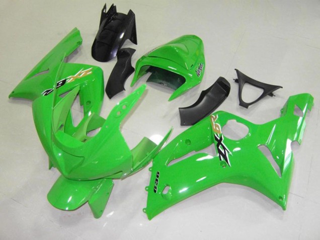 OEM Stil Grün 2003-2004 Kawasaki ZX6R Motorrad Verkleidungen OEM Stil Grün 2003-2004 Kawasaki ZX6R Motorrad Verkleidungen