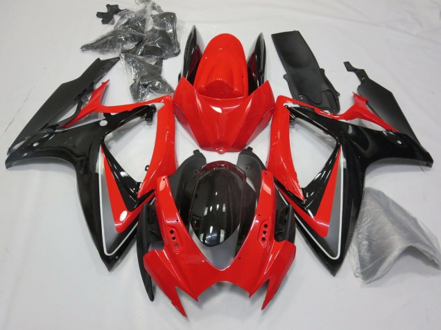 OEM Stil Rot 2006-2007 Suzuki GSXR 600-750 Motorrad Verkleidungen OEM Stil Rot 2006-2007 Suzuki GSXR 600-750 Motorrad Verkleidungen