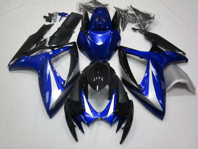 OEM Stil Tiefes Blau 2006-2007 Suzuki GSXR 600-750 Motorrad Verkleidungen OEM Stil Tiefes Blau 2006-2007 Suzuki GSXR 600-750 Motorrad Verkleidungen