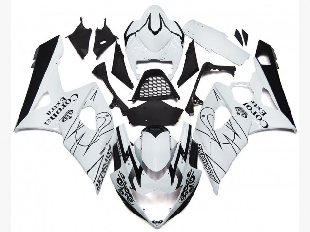 OEM Weißer Corona-Stil 2005-2006 Suzuki GSXR 1000 Motorrad Verkleidungen OEM Weißer Corona-Stil 2005-2006 Suzuki GSXR 1000 Motorrad Verkleidungen