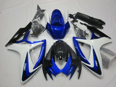 Ohne Aufkleber Glänzend 2006-2007 Suzuki GSXR 600-750 Motorrad Verkleidungen