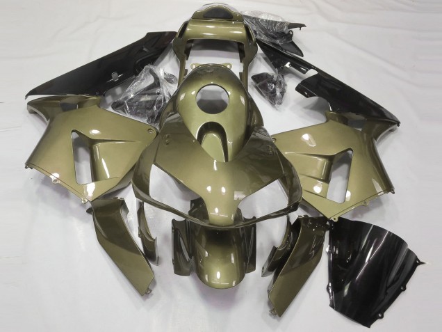 Oliv Glänzend 2003-2004 Honda CBR600RR Motorrad Verkleidungen Oliv Glänzend 2003-2004 Honda CBR600RR Motorrad Verkleidungen