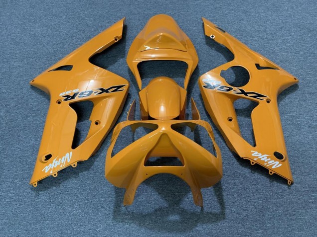 Orange 2003-2004 Kawasaki ZX6R Motorrad Verkleidungen Orange 2003-2004 Kawasaki ZX6R Motorrad Verkleidungen