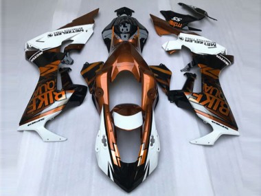 Orange & Weiß Benutzerdefiniert 2017-2023 Honda CBR1000RR Motorrad Verkleidungen